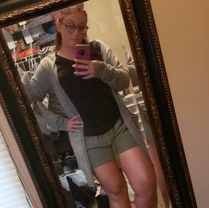 Zyia Army Green lounge boyfriend cardiagn